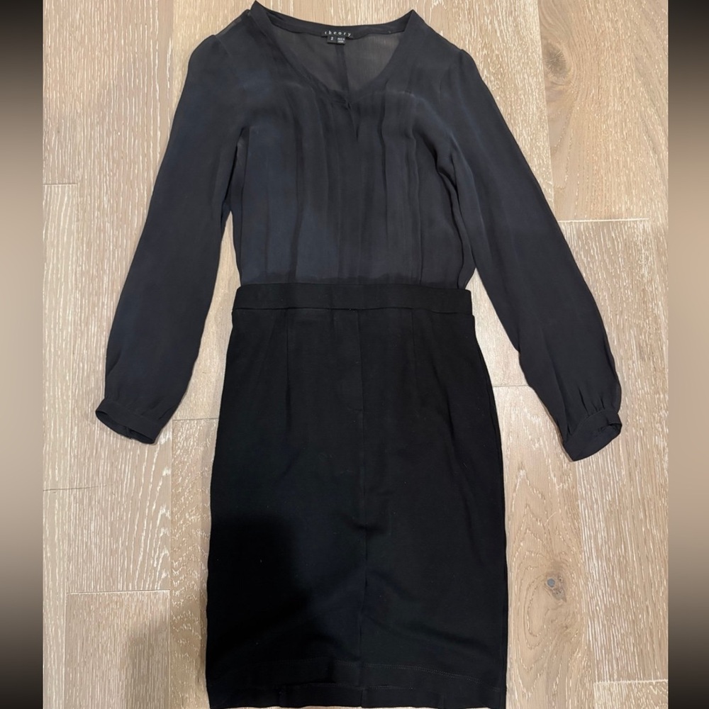 EUC Theory Black Dress- Size 2